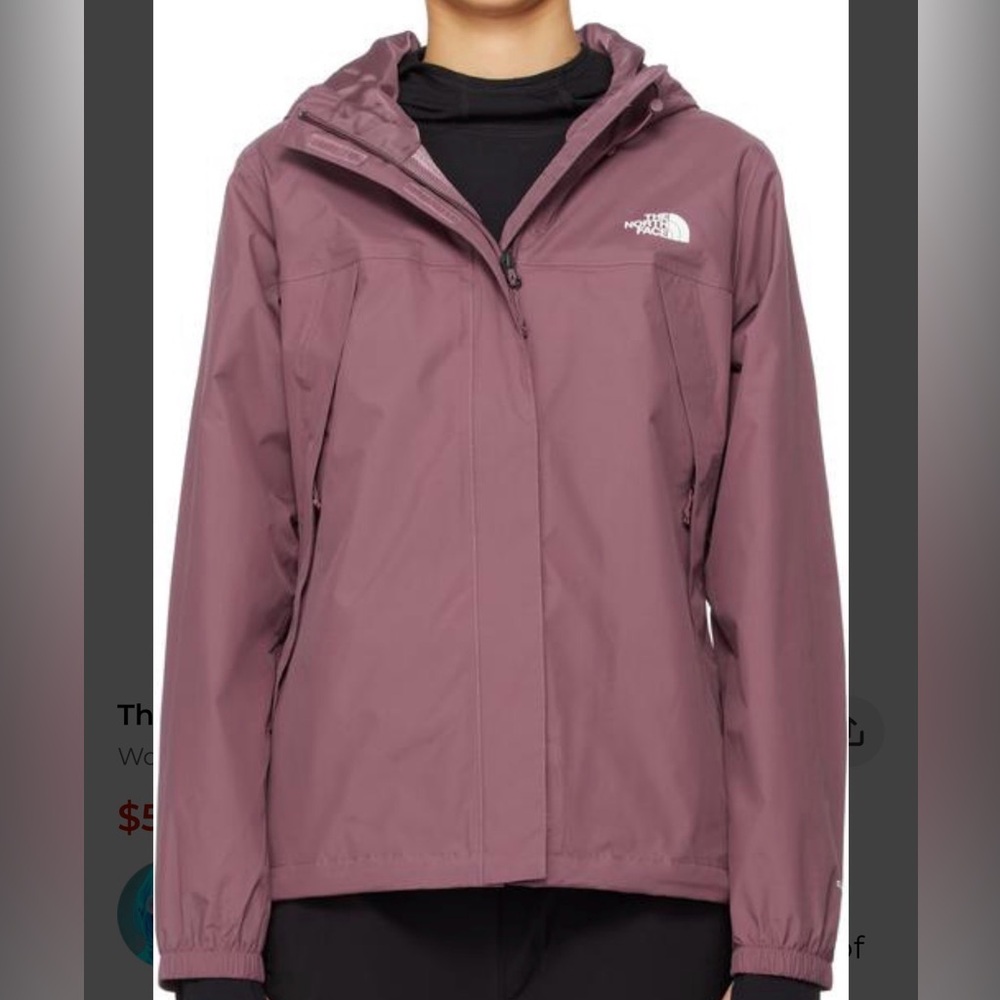 The North Face Women’s Midnight Mauve Antora Jacket M